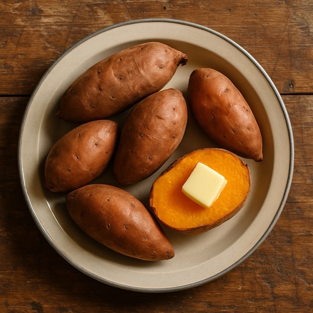 Boiled Sweet Potatoes