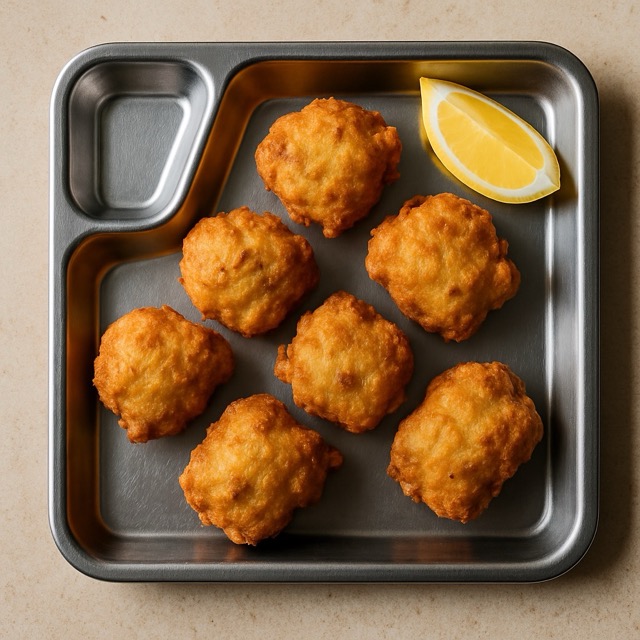 Canned Codfish Fritters