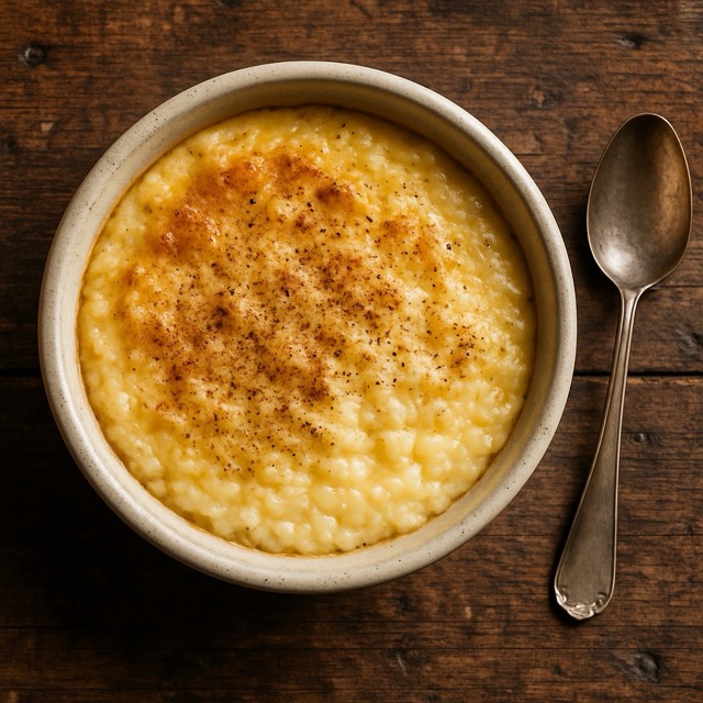 Rice Custard Pudding